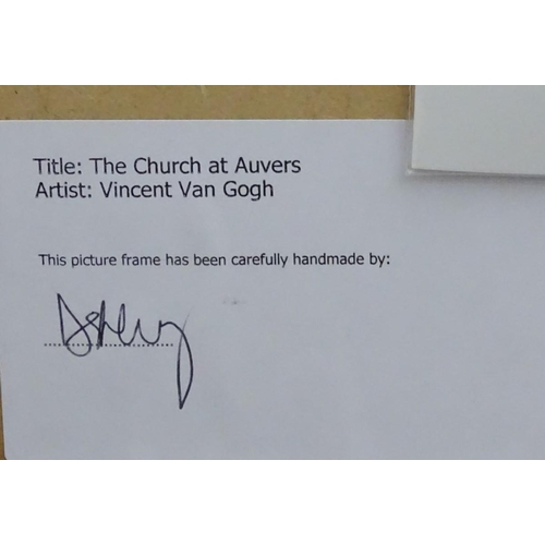 182 - After Vincent Van Gogh,  A pair of King and McGaw after Vincent Van Gogh prints to include, 'The Chu... 