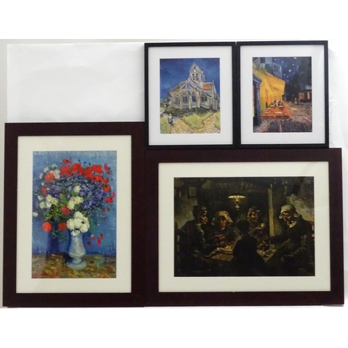 182 - After Vincent Van Gogh,  A pair of King and McGaw after Vincent Van Gogh prints to include, 'The Chu... 