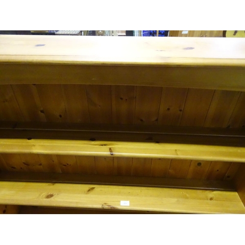 191 - A late 20thC pine dresser. Approx. 69 1/4