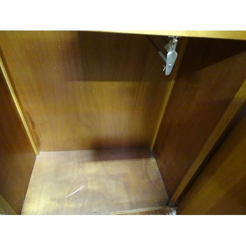 220 - A 2 door light oak wardrobe by E. Gomme. Approx. 70