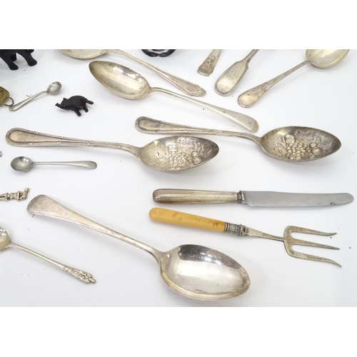 231 - A box of miscellaneous items to include ceramics, metalware, carved wooden items etc.