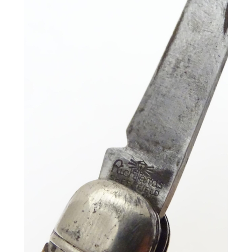 199 - A souvenir / commemorative pen knife commemorating the 1953 Coronation of Queen Elizabeth II togethe... 