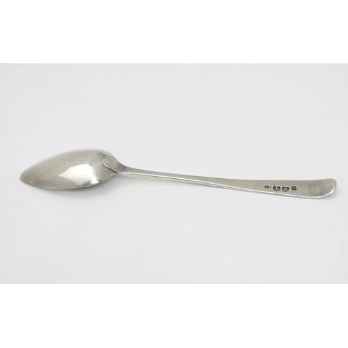 337 - A George III Scottish silver Old English pattern teaspoon hallmarked Edinburgh 1804 maker IP. 5 3/4