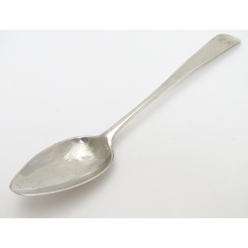 337 - A George III Scottish silver Old English pattern teaspoon hallmarked Edinburgh 1804 maker IP. 5 3/4