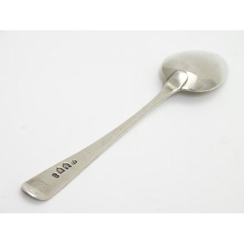 337 - A George III Scottish silver Old English pattern teaspoon hallmarked Edinburgh 1804 maker IP. 5 3/4