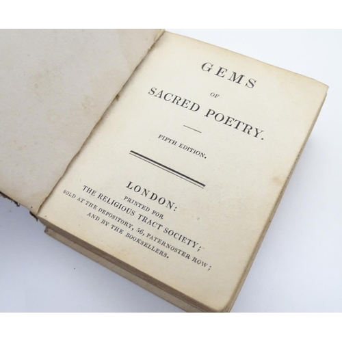 607 - Books: Three small works comprising The Poetical Works of Richard Savage, Vol. II by John Bell, Brit... 