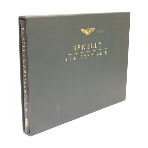 614 - Book : Bentley Continental R (Ian Adcock, pub. Osprey Automotive 1992) First edition, bound in green... 