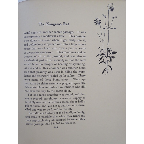 621 - Book: Lives of the Hunted, by Ernest Seton-Thompson, 1901 (pub. D Nutt, London 1901, 1st edition, 1s... 