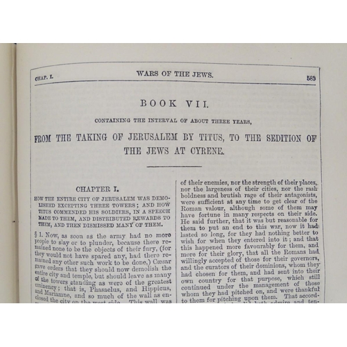 623 - Book: Whiston's Josephus, The Excelsior Edition, by William P. Nimmo. The Works of Flavius Josephus.... 