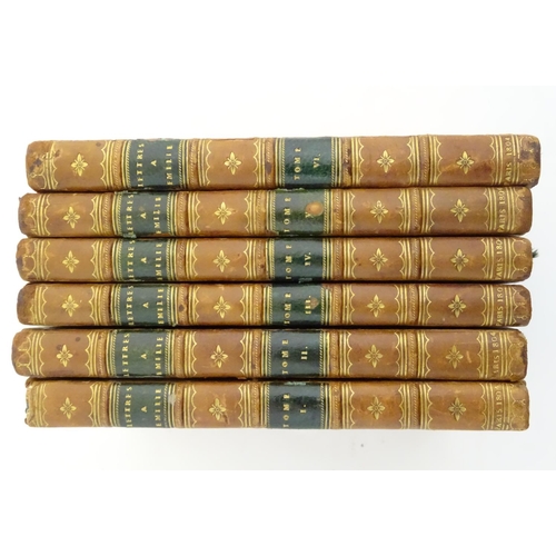 629 - Books: Lettres a Emilie, sur la Mythologie, by C. A. Demoustier, Paris, 1804, in 6 vols. (6)