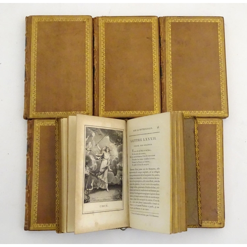 629 - Books: Lettres a Emilie, sur la Mythologie, by C. A. Demoustier, Paris, 1804, in 6 vols. (6)