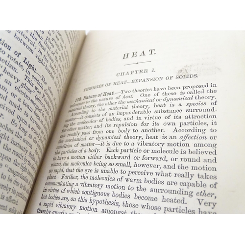 636 - Book : Collins' Advanced Science Series, Acoustics, Light, and Heat. (William Lees, pub. William Col... 