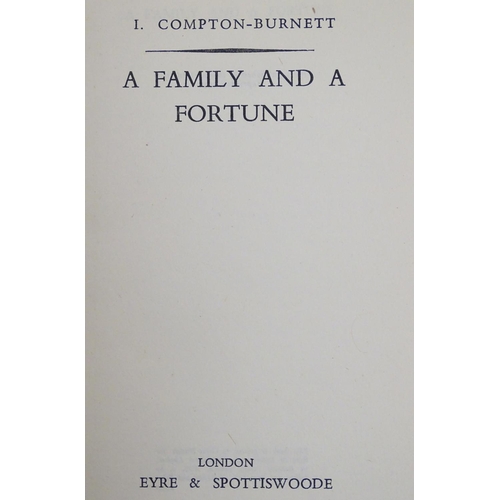 644 - Books: Twelve works by Compton Burnett. Titles comprising A Family and a Fortune, Men & Wives, More ... 