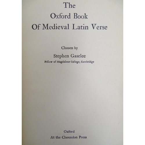 645 - Books: A quantity of books on the subject of poetry, titles to include The Golden Treasury, of the b... 