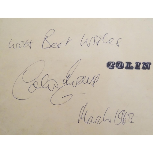 653 - A mid 20thC music score, Three Japanese Songs, (Mezzo-Soprano & Pianoforte) by Colin Evans, signed a... 