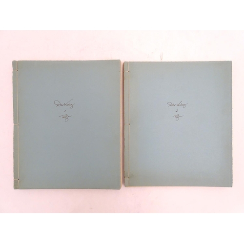 657 - Book: Der Krieg (The War) by Richard Ziegler, in two volumes. Privately printed author’s proof copie... 