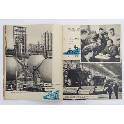 661 - A 20thC Soviet Union / Russian illustrated magazine / booklet, USSR - 1961, with information in Engl... 