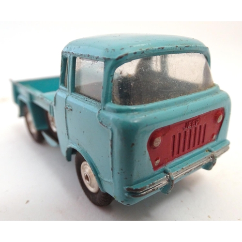 702 - Toys: Three Corgi Toys die cast scale model vehicles / cars, comprising Forward Control Jeep FC-150,... 