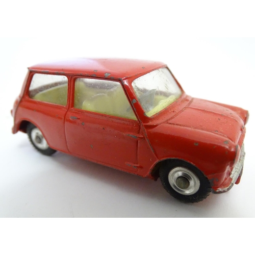 702 - Toys: Three Corgi Toys die cast scale model vehicles / cars, comprising Forward Control Jeep FC-150,... 