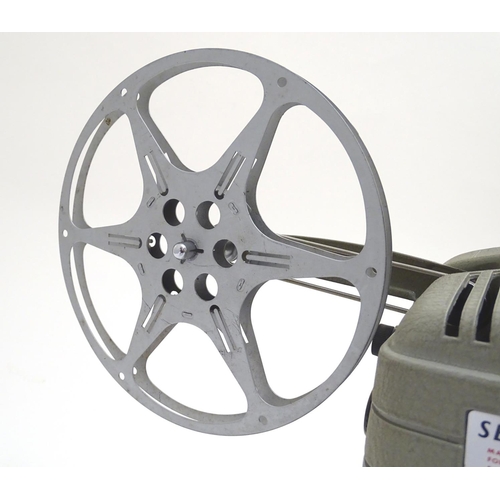 939 - A mid 20thC 'Sekonic 8' reel to reel film projector, approximately 20 1/2