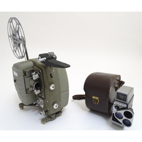 939 - A mid 20thC 'Sekonic 8' reel to reel film projector, approximately 20 1/2