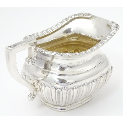 192 - A silver cream jug, hallmarked Birmingham 1910, maker William Aitken. Approx. 2 3/4