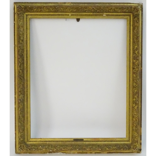 1688 - An early 19thC picture frame. Approx. 29 1/2