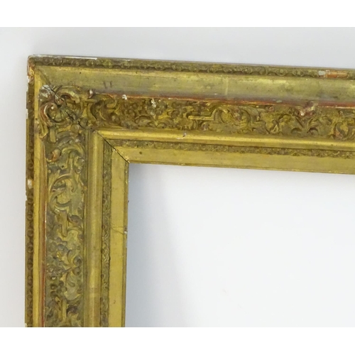 1688 - An early 19thC picture frame. Approx. 29 1/2