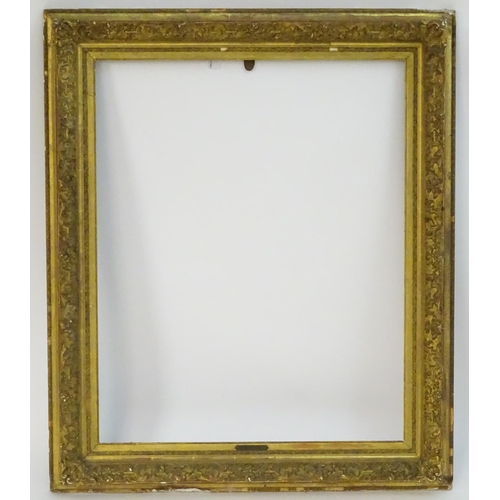 1688 - An early 19thC picture frame. Approx. 29 1/2