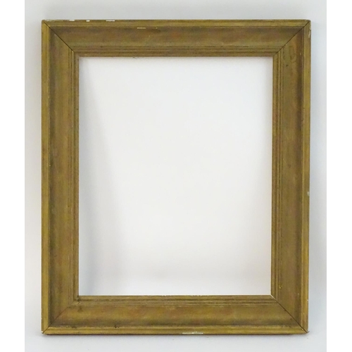 1689 - A gilt and gesso moulded picture frame. Approx. 28 1/4