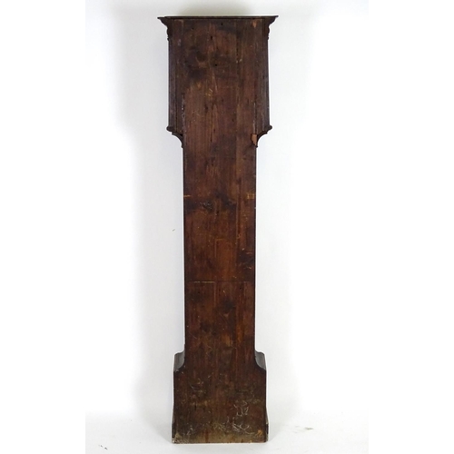 1192 - Reading , Berkshire interest : Charles Packer 1747 - 1808 : An 18thC oak cased longcase clock, with ... 