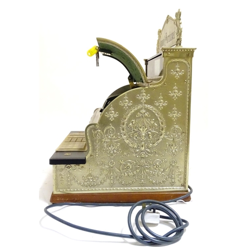 1024 - A late 20thC electric National Cash Register / till, model no. 2114-1708. Approx. 22