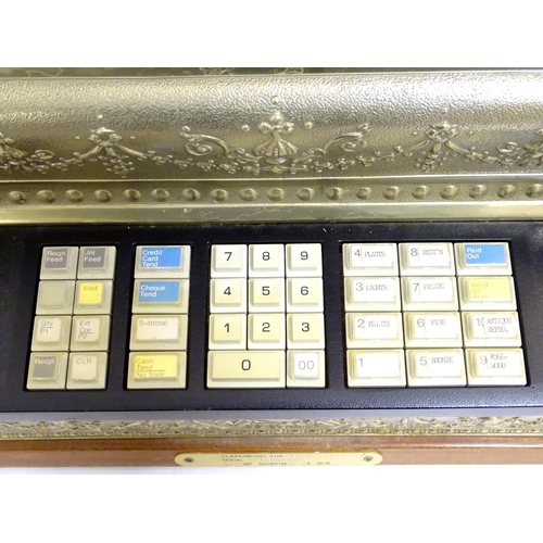 1024 - A late 20thC electric National Cash Register / till, model no. 2114-1708. Approx. 22