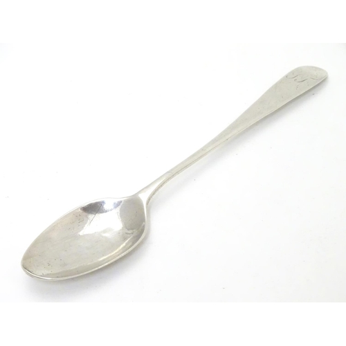 313 - A Geo III Old English teaspoon hallmarked London 1811 maker Peter & William Bateman. 4 3/4