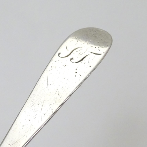 313 - A Geo III Old English teaspoon hallmarked London 1811 maker Peter & William Bateman. 4 3/4