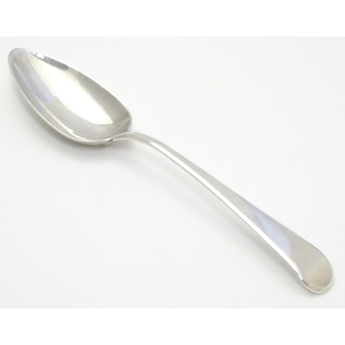 342 - A Geo III Old English pattern silver teaspoon hallmarked  London 1802 maker Alice and George Burrows... 