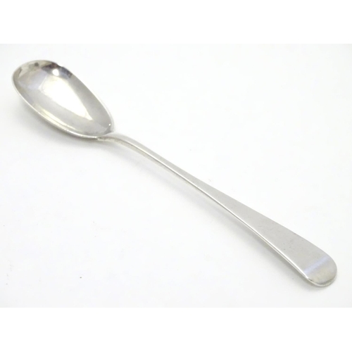 365 - A Geo IV silver mustard spoon hallmarked Exeter 1829 maker William Woodman 4 3/4