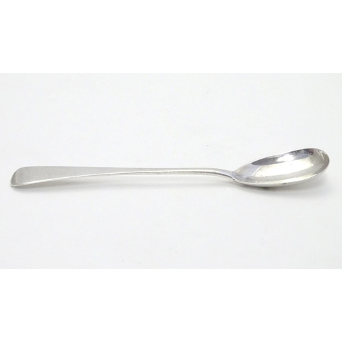 365 - A Geo IV silver mustard spoon hallmarked Exeter 1829 maker William Woodman 4 3/4