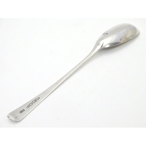 365 - A Geo IV silver mustard spoon hallmarked Exeter 1829 maker William Woodman 4 3/4