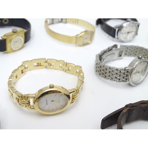 555 - A quantity of 20thC wristwatches, to include examples by Timex, Sekonda, K Colleiten, Accurist, Avia... 