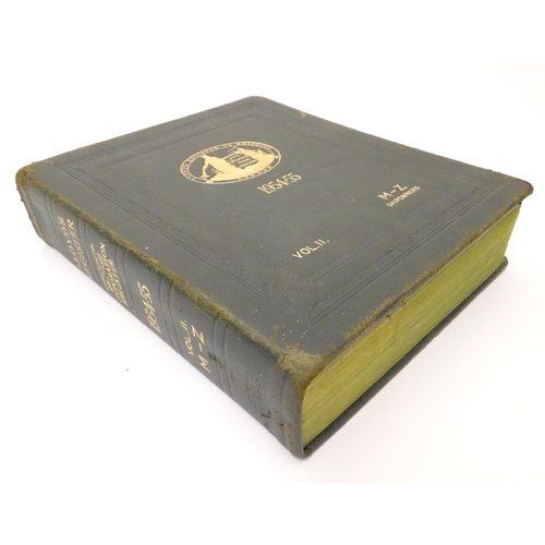 595 - Book: Lloyd's Register of Shipping, 1954-55, Vol. II. Ship Owners M-Z, 229 pages.