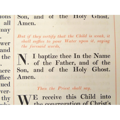 596 - Book: The Book of Common Prayer, United Church of England and Ireland (pub. Pitt Press, Cambridge 18... 