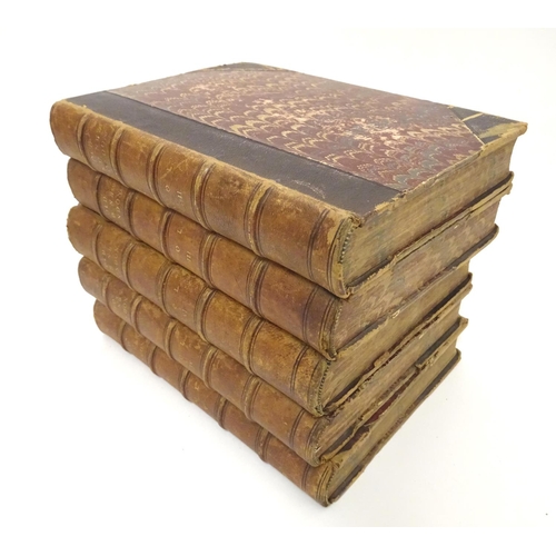 599 - Books: Old and New London (Walter Thornberry, pub. Cassell, Petter & Galpin 1878), five volumes