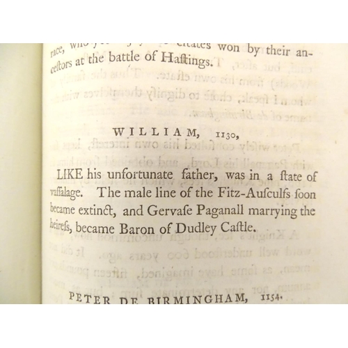 603 - Book: An History of Birmingham (W. Hutton, pub. Thomas Pearson 1795), third edition, with monochrome... 