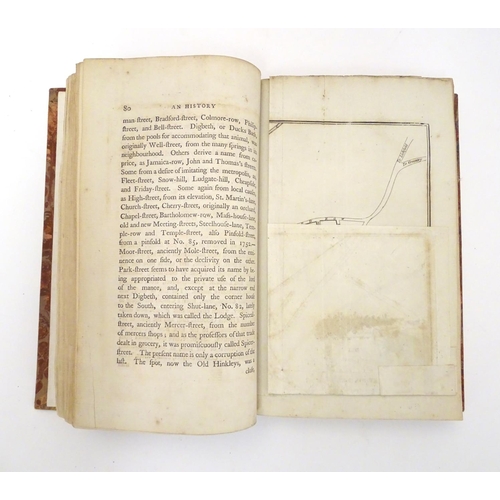 603 - Book: An History of Birmingham (W. Hutton, pub. Thomas Pearson 1795), third edition, with monochrome... 