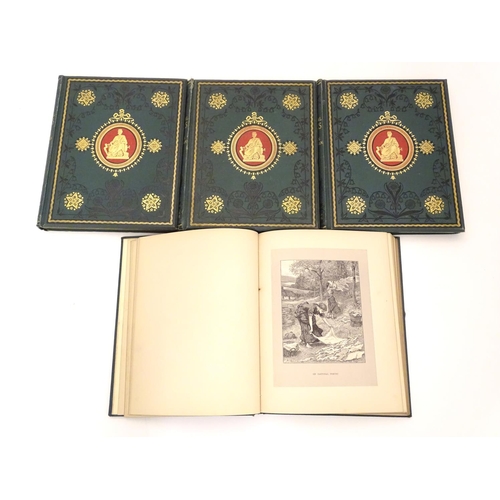 610 - Books: The National Burns (ed. Rev. George Gilfillan, pub. William Mackenzie), four volumes, each wi... 