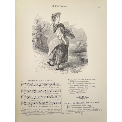 610 - Books: The National Burns (ed. Rev. George Gilfillan, pub. William Mackenzie), four volumes, each wi... 