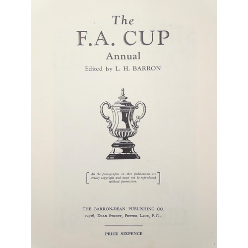 612 - Book, sporting interest: The FA Cup Annual, King George V jubilee edition 1935, chronicling the winn... 