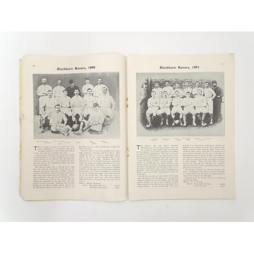 612 - Book, sporting interest: The FA Cup Annual, King George V jubilee edition 1935, chronicling the winn... 