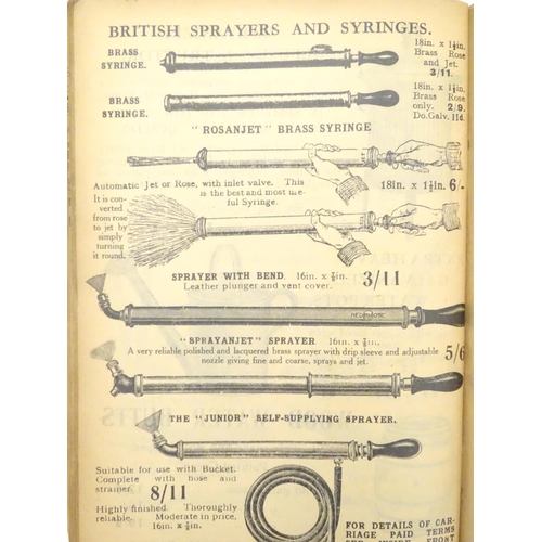 630 - Book: a Smith and Co, Bristol 1936 agricultural catalogue, containing illustrations of numerous pre-... 